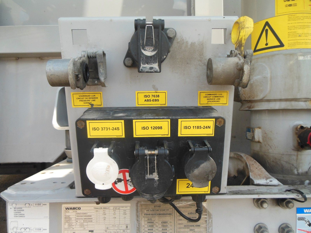 Kipper Auflieger Stas S300CX, 49m3, ADR, 9 TONE ACHSEN,WIE NEUE-TOP!!!: das Bild 21