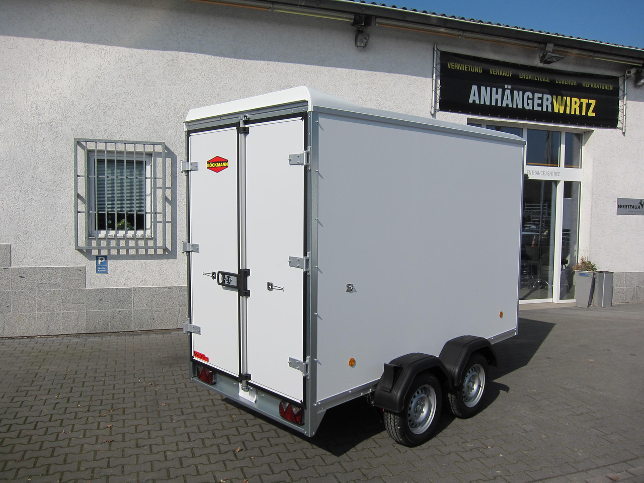 Böckmann Koffer KT 3015/20 H weiß 301x150x202cm (M) 2000kg WCF 100 km/H - Koffer Anhänger: das Bild 3 Böckmann Koffer KT 3015/20 H weiß 301x150x202cm (M) 2000kg WCF 100 km/H - Koffer Anhänger: das Bild 3