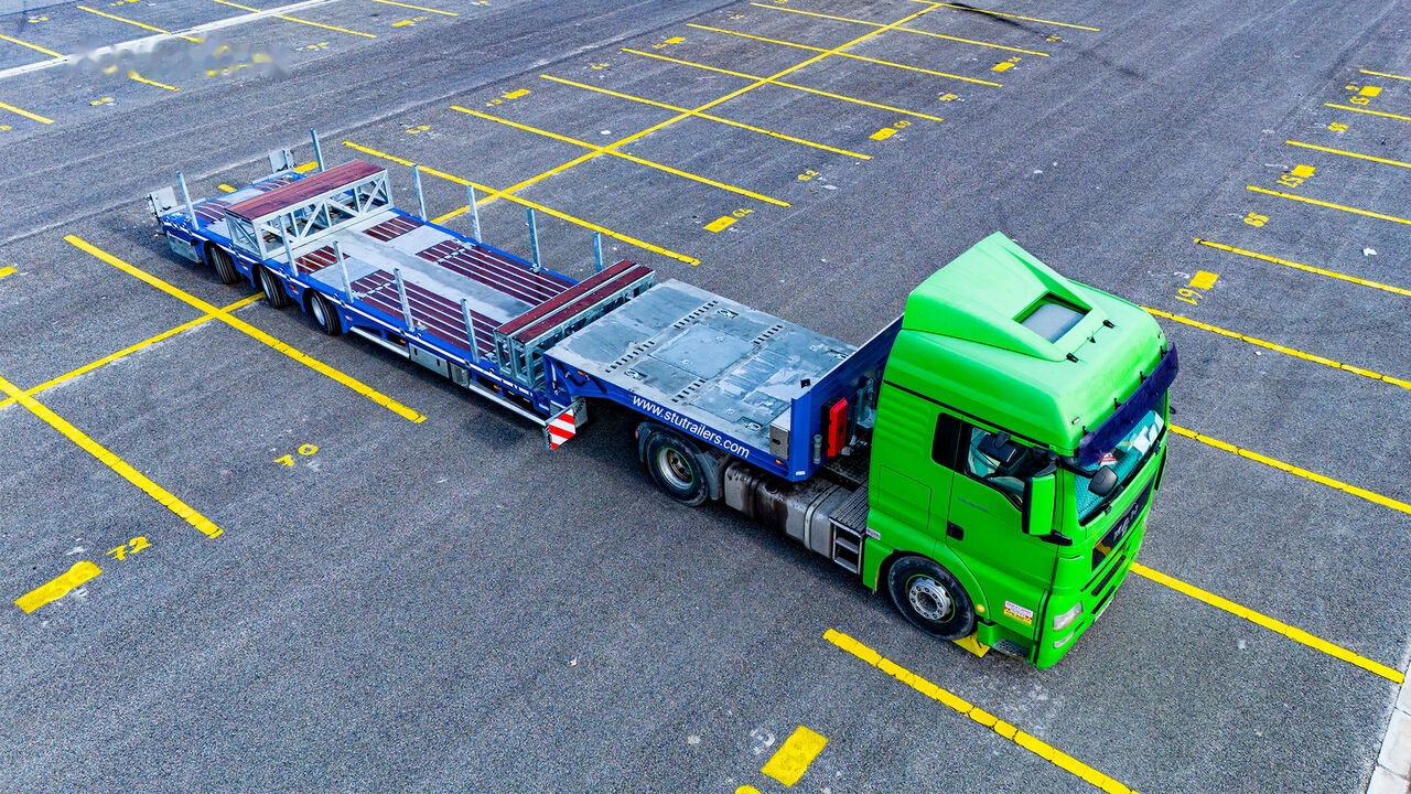 Tieflader Auflieger STU 3 Axle Hydraulic Steering Low Loader: das Bild 5 Tieflader Auflieger STU 3 Axle Hydraulic Steering Low Loader: das Bild 5