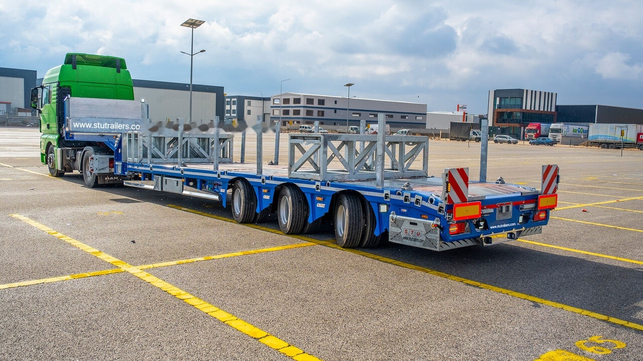 Tieflader Auflieger STU 3 Axle Hydraulic Steering Low Loader: das Bild 6 Tieflader Auflieger STU 3 Axle Hydraulic Steering Low Loader: das Bild 6