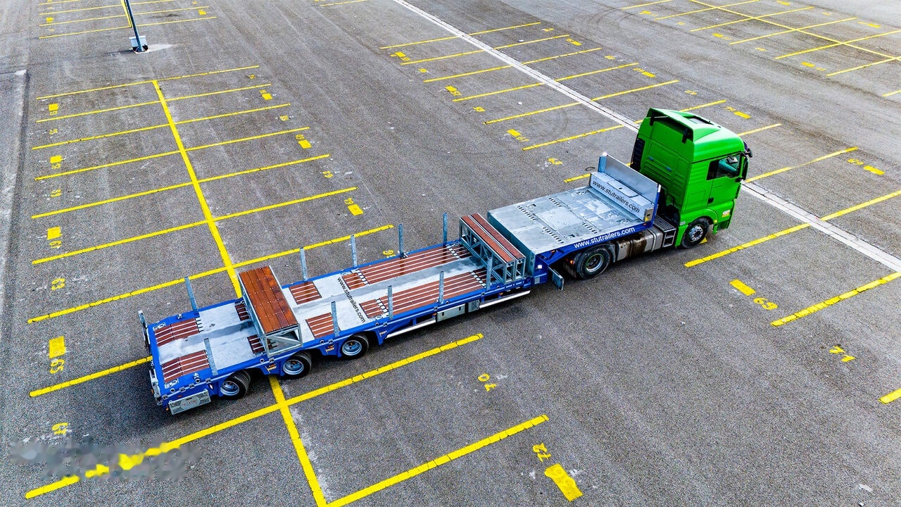 Tieflader Auflieger STU 3 Axle Hydraulic Steering Low Loader: das Bild 12 Tieflader Auflieger STU 3 Axle Hydraulic Steering Low Loader: das Bild 12