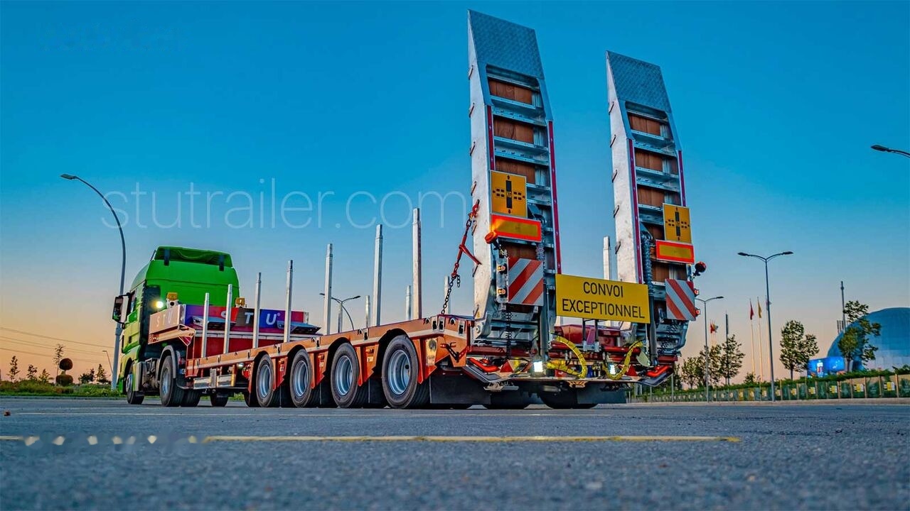 STU 4 Axle Extendable Lowbed Trailer - Tieflader Auflieger: das Bild 1 STU 4 Axle Extendable Lowbed Trailer - Tieflader Auflieger: das Bild 1