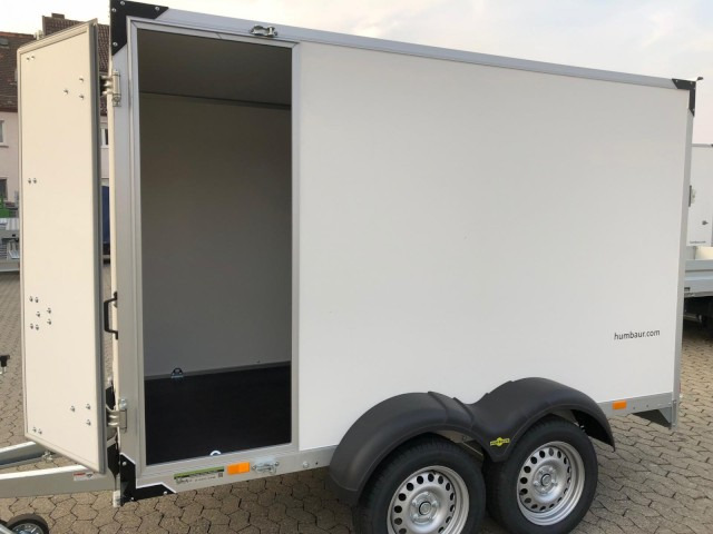 Humbaur Koffer HK 253015-18P, 2,5 to. 3040x1510x1800mm, Rampe, Seitentüre - Koffer Anhänger: das Bild 2 Humbaur Koffer HK 253015-18P, 2,5 to. 3040x1510x1800mm, Rampe, Seitentüre - Koffer Anhänger: das Bild 2