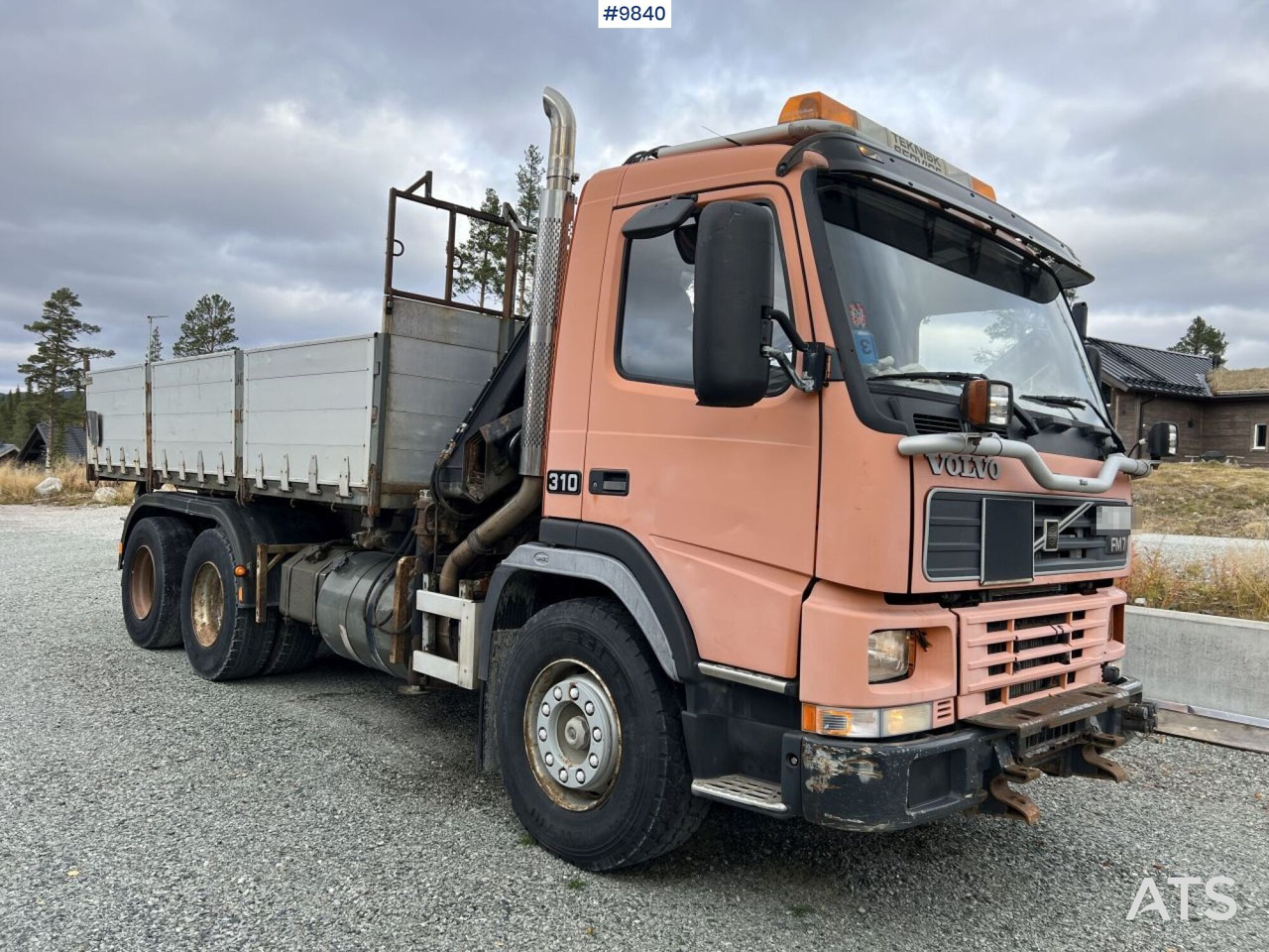 Volvo FM7 crane truck/tipper truck with Hiab 112 (video) - Kipper: das Bild 3 Volvo FM7 crane truck/tipper truck with Hiab 112 (video) - Kipper: das Bild 3