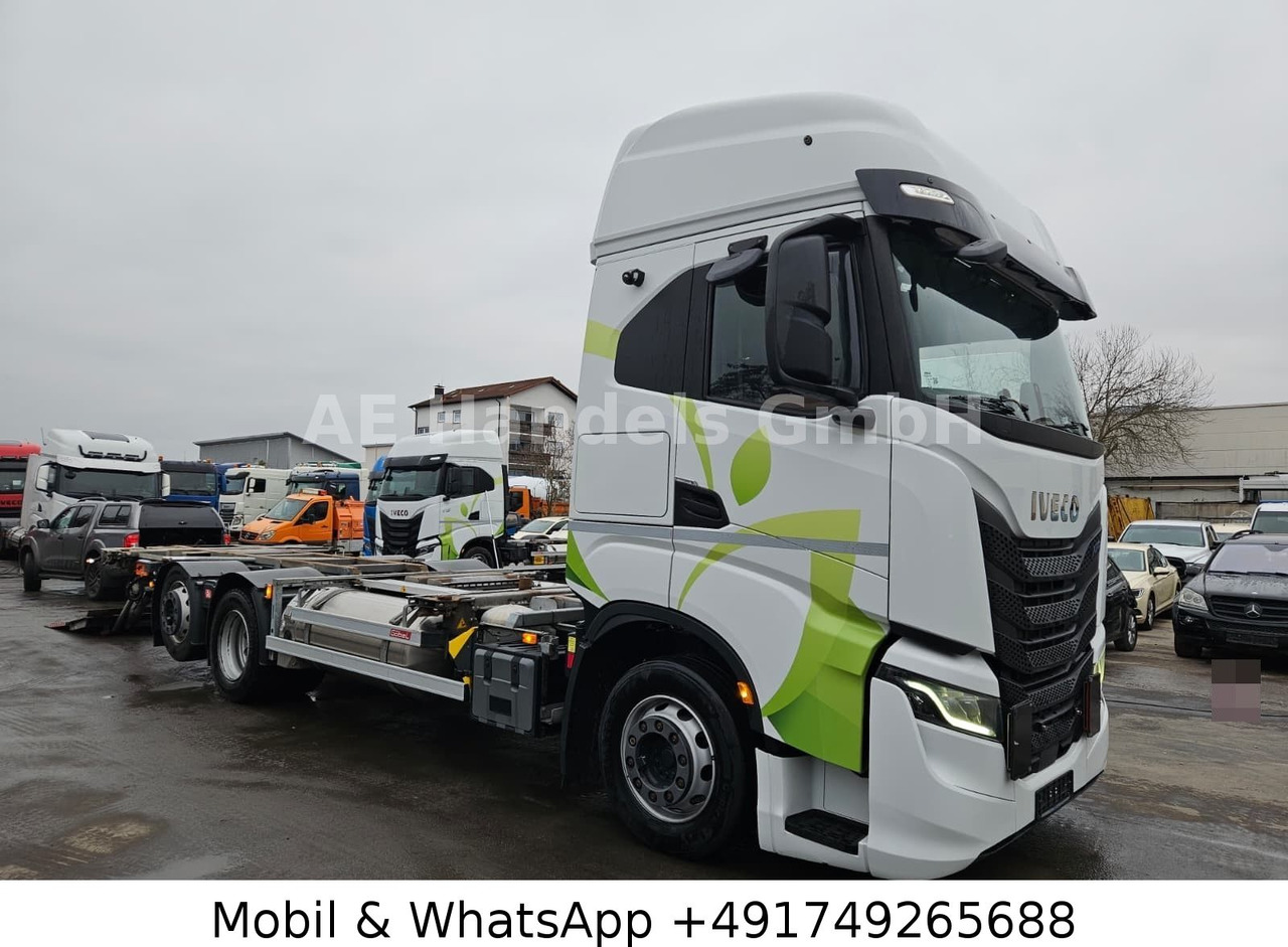 Iveco SWay 460 AS BDF LNG *Retader/Lenk+Lift/LBW/Multi - Containerwagen/ Wechselfahrgestell LKW: das Bild 2 Iveco SWay 460 AS BDF LNG *Retader/Lenk+Lift/LBW/Multi - Containerwagen/ Wechselfahrgestell LKW: das Bild 2