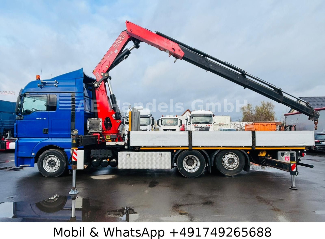 MAN TGX 26.540 XLX BL 6x2 FASSI F455 *Funk/Lenk+Lift - Pritsche LKW, Autokran: das Bild 3 MAN TGX 26.540 XLX BL 6x2 FASSI F455 *Funk/Lenk+Lift - Pritsche LKW, Autokran: das Bild 3