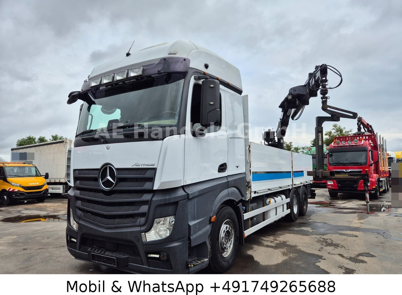 Mercedes-Benz Actros IV 2646 L LL 6x2 *Retarder/Hiab-177K-Pro - Pritsche LKW, Autokran: das Bild 1 Mercedes-Benz Actros IV 2646 L LL 6x2 *Retarder/Hiab-177K-Pro - Pritsche LKW, Autokran: das Bild 1