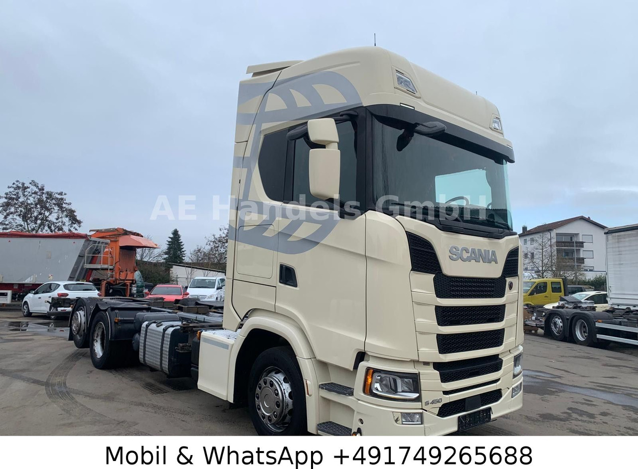 Scania S450 HighLine LL 6x2 BDF*Retarder/AHK/2xTank/ACC - Containerwagen/ Wechselfahrgestell LKW: das Bild 2 Scania S450 HighLine LL 6x2 BDF*Retarder/AHK/2xTank/ACC - Containerwagen/ Wechselfahrgestell LKW: das Bild 2