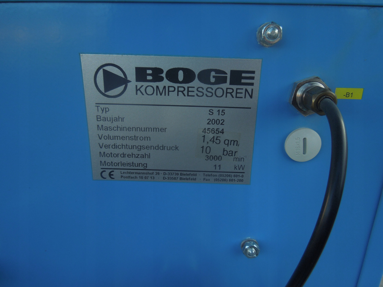 BOGE S15 - Luftkompressor: das Bild 4 BOGE S15 - Luftkompressor: das Bild 4