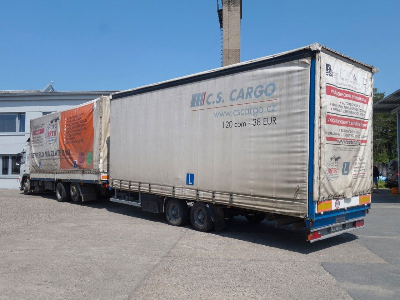 Volvo FM 380 6x2 + Panav Anhänger - Plane LKW: das Bild 4 Volvo FM 380 6x2 + Panav Anhänger - Plane LKW: das Bild 4