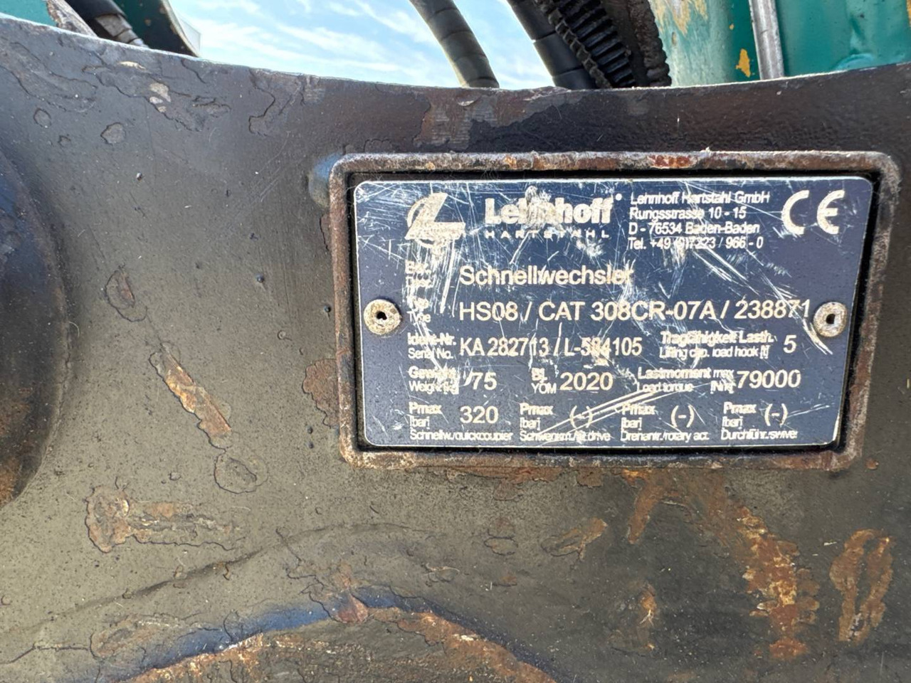 Kettenbagger CAT 308CR: das Bild 14