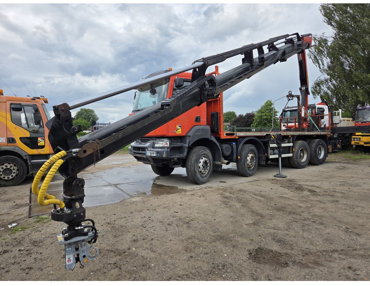 Renault Kerax 430 8X4 Flatbed Crane Palfinger PK26002EH 26 ton 5 Extensions *Retarder - Pritsche LKW, Autokran: das Bild 5 Renault Kerax 430 8X4 Flatbed Crane Palfinger PK26002EH 26 ton 5 Extensions *Retarder - Pritsche LKW, Autokran: das Bild 5