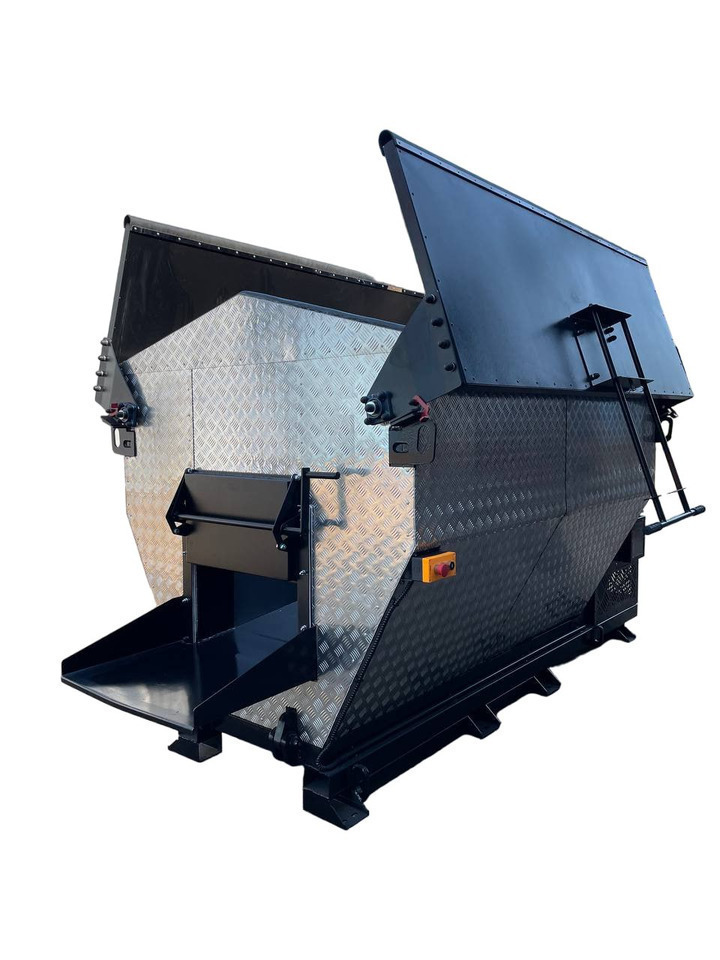 TICAB Asphalt Hot Box from the Manufacturer for 2,8 t, termiskais bunkurs asfaltam HB-2 - Straßenbaumaschine: das Bild 2 TICAB Asphalt Hot Box from the Manufacturer for 2,8 t, termiskais bunkurs asfaltam HB-2 - Straßenbaumaschine: das Bild 2