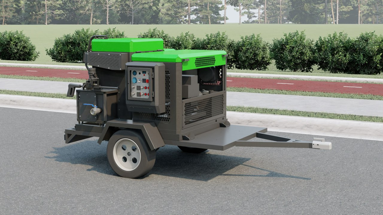 TICAB Crack sealing machine , 120 l, Asphalt crack filler, Manufacturer - Asphaltfertiger/ Straßenfertiger: das Bild 1 TICAB Crack sealing machine , 120 l, Asphalt crack filler, Manufacturer - Asphaltfertiger/ Straßenfertiger: das Bild 1