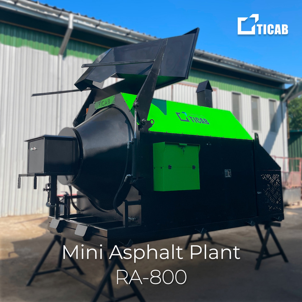 TICAB New Mini-asphalt plant, Asphalt Recycler, Manufacturer, 2.0 t per hour - Asphaltmischanlage: das Bild 1 TICAB New Mini-asphalt plant, Asphalt Recycler, Manufacturer, 2.0 t per hour - Asphaltmischanlage: das Bild 1