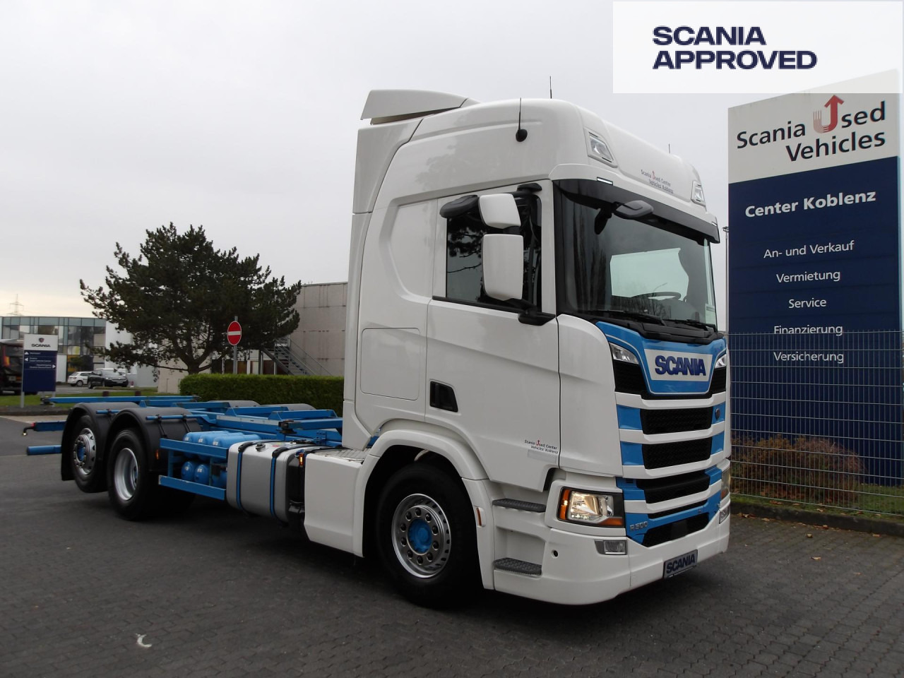 SCANIA R 500 - 6x2*4 - BDF 715-745 - 2x TANKs - SCR ONLY - Containerwagen/ Wechselfahrgestell LKW: das Bild 1 SCANIA R 500 - 6x2*4 - BDF 715-745 - 2x TANKs - SCR ONLY - Containerwagen/ Wechselfahrgestell LKW: das Bild 1