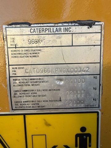 Radlader CAT 966 KXE, 18650hours, SWISS: das Bild 6 Radlader CAT 966 KXE, 18650hours, SWISS: das Bild 6