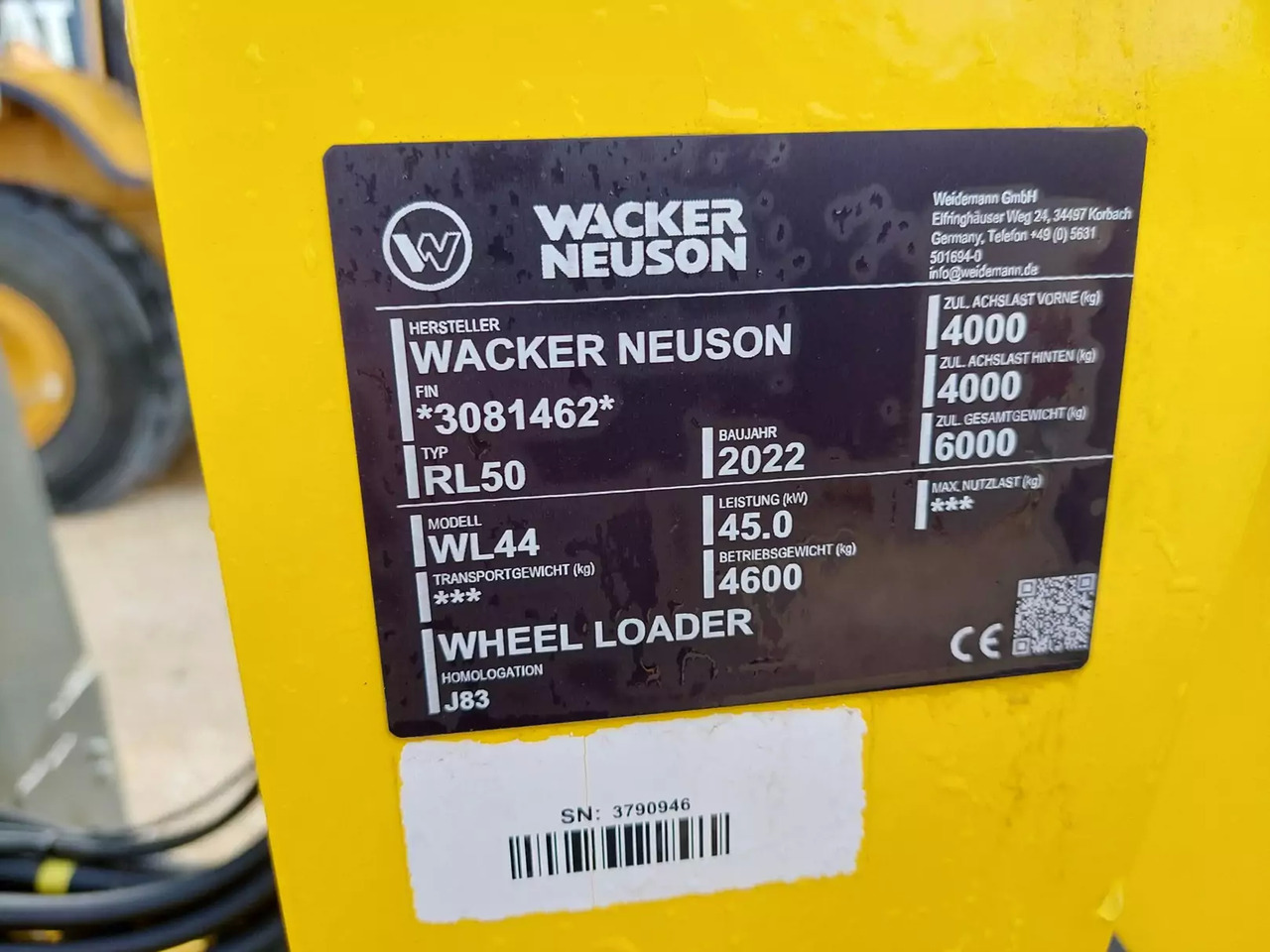 Radlader 2022 Wacker Neuson WL 44: das Bild 15 Radlader 2022 Wacker Neuson WL 44: das Bild 15