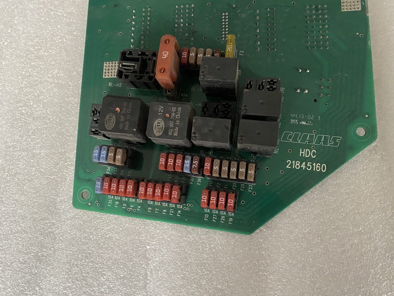 Claas Lexion Płyta Bezpieczników HDC 21845160 | PRF 21845100 - Sicherung für Landmaschine: das Bild 1 Claas Lexion Płyta Bezpieczników HDC 21845160 | PRF 21845100 - Sicherung für Landmaschine: das Bild 1