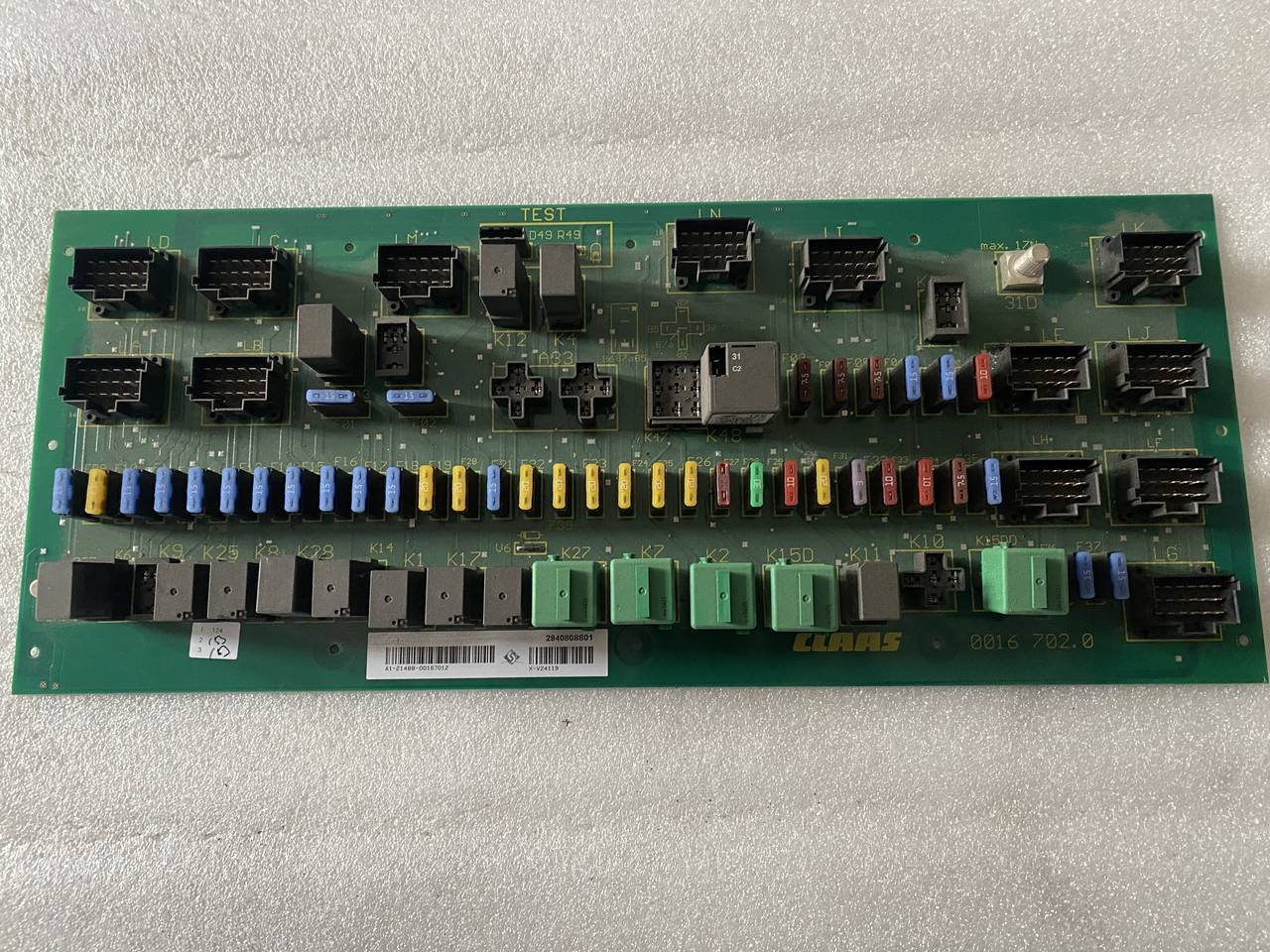 Claas Płyta Bezpieczników | Modułów 0016702.0 - Sicherung für Landmaschine: das Bild 1 Claas Płyta Bezpieczników | Modułów 0016702.0 - Sicherung für Landmaschine: das Bild 1