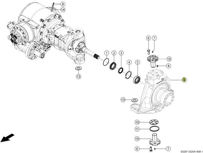 Claas Xerion 4000 - zwrotnica obudowa 0014996371 - Achsschenkel für Landmaschine: das Bild 1 Claas Xerion 4000 - zwrotnica obudowa 0014996371 - Achsschenkel für Landmaschine: das Bild 1