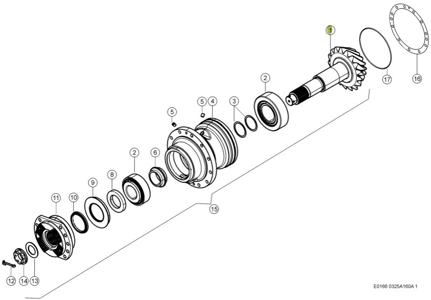 Claas Xerion 4000 - zwrotnica - zestaw kół stoźkowych 0014994040 - Achsschenkel für Landmaschine: das Bild 1 Claas Xerion 4000 - zwrotnica - zestaw kół stoźkowych 0014994040 - Achsschenkel für Landmaschine: das Bild 1