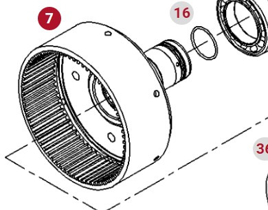Fendt 930 933 936 939 942 Vario Gen 6 Obudowa Sprzęgła WOM CZĘŚCI 931150200511 - Kupplung und Teile für Traktor: das Bild 1 Fendt 930 933 936 939 942 Vario Gen 6 Obudowa Sprzęgła WOM CZĘŚCI 931150200511 - Kupplung und Teile für Traktor: das Bild 1