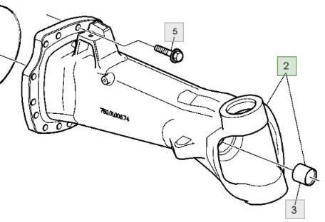 John Deere 6930 Obudowa Korpus Przedniego Mostu Pochwa AL175335 AL175345 - Achse und Teile für Landmaschine: das Bild 1 John Deere 6930 Obudowa Korpus Przedniego Mostu Pochwa AL175335 AL175345 - Achse und Teile für Landmaschine: das Bild 1