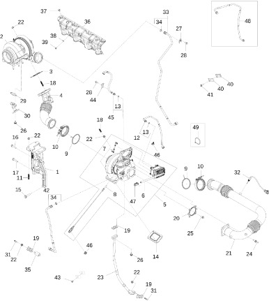 John Deere 9470RX - Kanał powietrza RE570165 (Silnik) - Luftansaugsystem für Traktor: das Bild 1 John Deere 9470RX - Kanał powietrza RE570165 (Silnik) - Luftansaugsystem für Traktor: das Bild 1