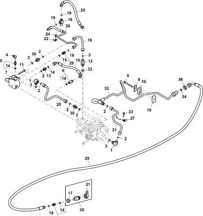 John Deere 9470RX - Przewód olejowy RE579371 (Hamulec) - Bremsleitung/ Bremsschlauch für Traktor: das Bild 1 John Deere 9470RX - Przewód olejowy RE579371 (Hamulec) - Bremsleitung/ Bremsschlauch für Traktor: das Bild 1