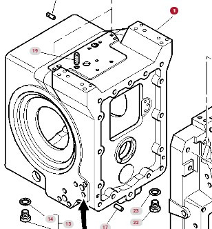 Massey Ferguson 6497 6499 Obudowa Tylnego Mostu 3794374M2 - Achse und Teile für Landmaschine: das Bild 1 Massey Ferguson 6497 6499 Obudowa Tylnego Mostu 3794374M2 - Achse und Teile für Landmaschine: das Bild 1