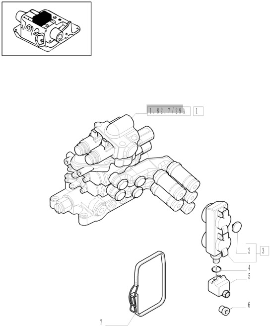 New Holland T6010 T6070 Zawór hydrauliczny 87566448 - Hydraulik ventil für Landmaschine: das Bild 1 New Holland T6010 T6070 Zawór hydrauliczny 87566448 - Hydraulik ventil für Landmaschine: das Bild 1