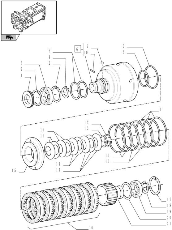 New Holland T6090 Obudowa sprzęgła 87319795 - Kupplung und Teile für Landmaschine: das Bild 1 New Holland T6090 Obudowa sprzęgła 87319795 - Kupplung und Teile für Landmaschine: das Bild 1