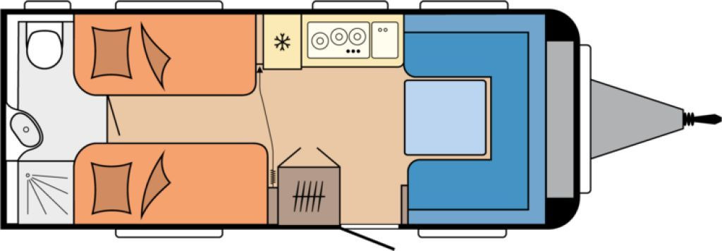Hobby Excellent Edition 540 WLU AUTARK 2000kg., Citywa - Wohnwagen: das Bild 2 Hobby Excellent Edition 540 WLU AUTARK 2000kg., Citywa - Wohnwagen: das Bild 2