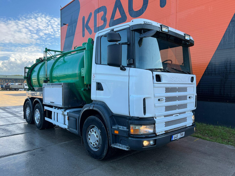 Scania R 124 6x2*4 TANK 1500 I + 13000 l / VACUUM Moro PM200 year 2015 / PRESSURE Pratissoli 500 bar / 200 l/min - Saug-/ Spülfahrzeug: das Bild 2 Scania R 124 6x2*4 TANK 1500 I + 13000 l / VACUUM Moro PM200 year 2015 / PRESSURE Pratissoli 500 bar / 200 l/min - Saug-/ Spülfahrzeug: das Bild 2