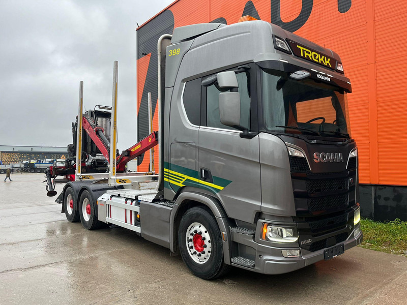 Scania R 650 6x4 RETARDER - Holztransporter, Autokran: das Bild 4 Scania R 650 6x4 RETARDER - Holztransporter, Autokran: das Bild 4