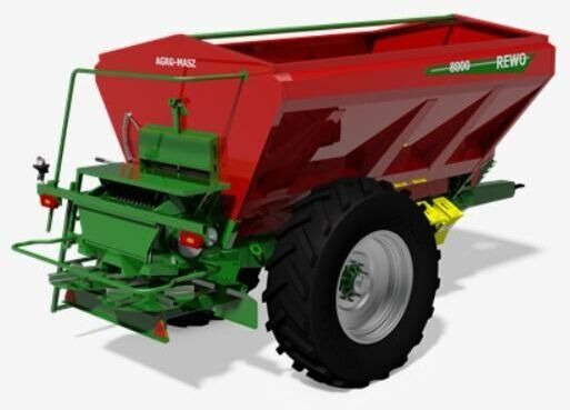 AGRO-MASZ Rozsiewacz REWO - Düngerstreuer: das Bild 1 AGRO-MASZ Rozsiewacz REWO - Düngerstreuer: das Bild 1