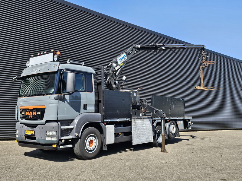 MAN TGS 26.360 / 6X2-4 BL / KENNIS ROLLER CRANE / KRAN - Pritsche LKW, Autokran: das Bild 1 MAN TGS 26.360 / 6X2-4 BL / KENNIS ROLLER CRANE / KRAN - Pritsche LKW, Autokran: das Bild 1