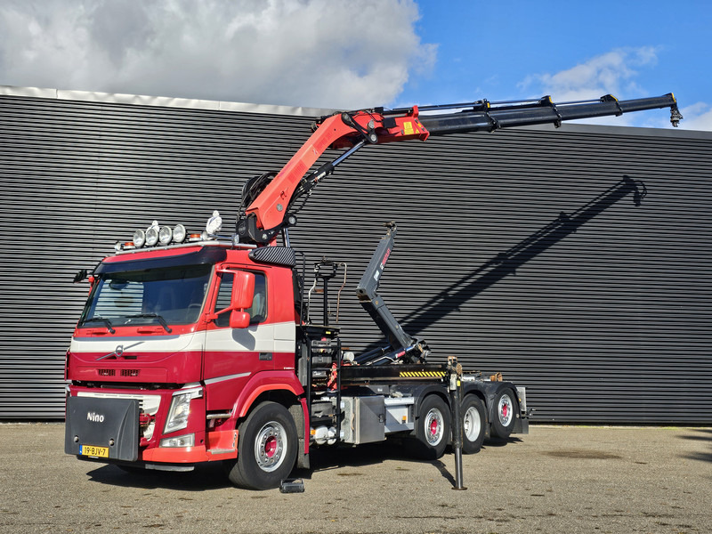 Volvo FM 420 8x2 / HIAB HOOKLIFT + 30 t/m CRANE - KRAN - Autokran: das Bild 1 Volvo FM 420 8x2 / HIAB HOOKLIFT + 30 t/m CRANE - KRAN - Autokran: das Bild 1