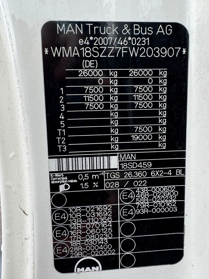 Autokran MAN 26.360 TGS Pafinger PK12002 Glaskipper 2 Trennw.: das Bild 16 Autokran MAN 26.360 TGS Pafinger PK12002 Glaskipper 2 Trennw.: das Bild 16