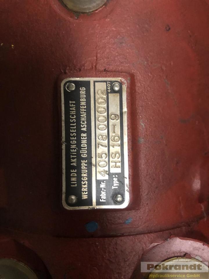 Linde HS 16-9 - Hydraulik: das Bild 2 Linde HS 16-9 - Hydraulik: das Bild 2