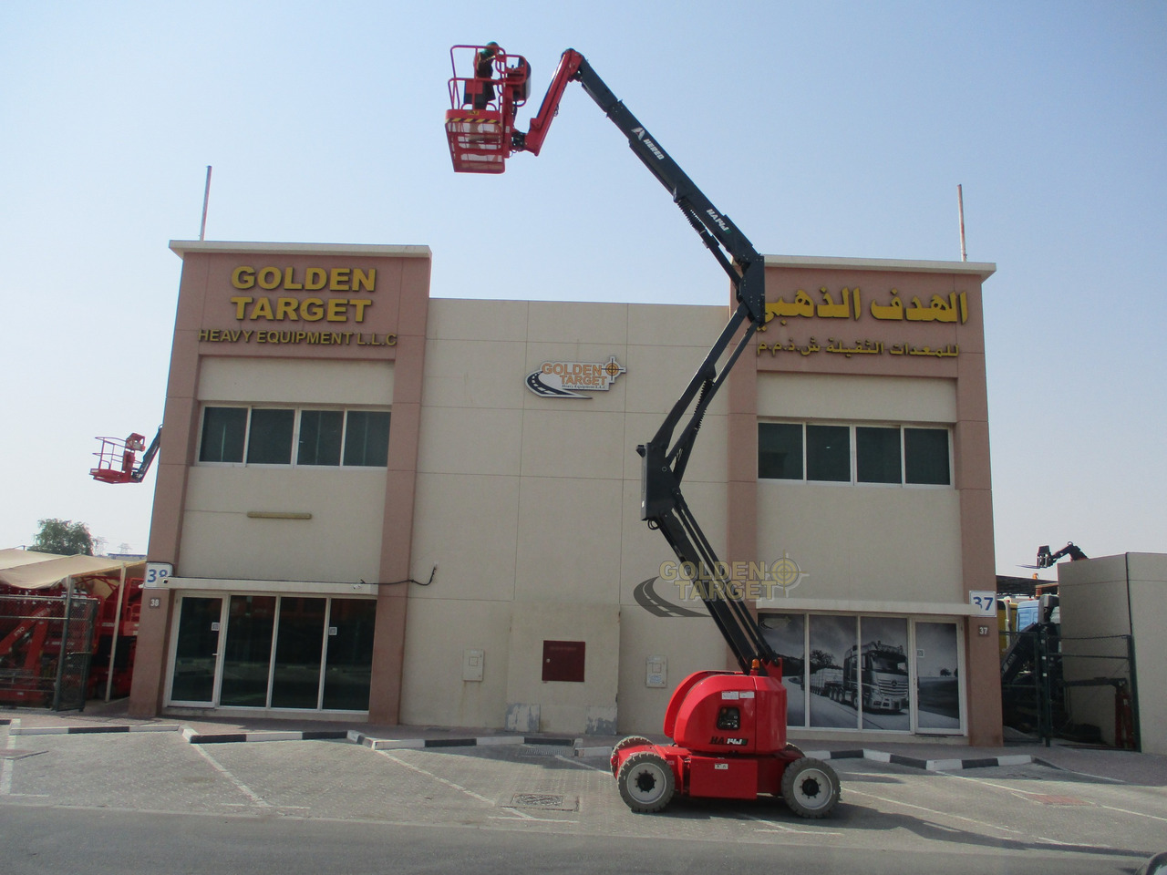 Gelenkarmbühne Hered HA14JE Electric Articulating Boom Lift: das Bild 8