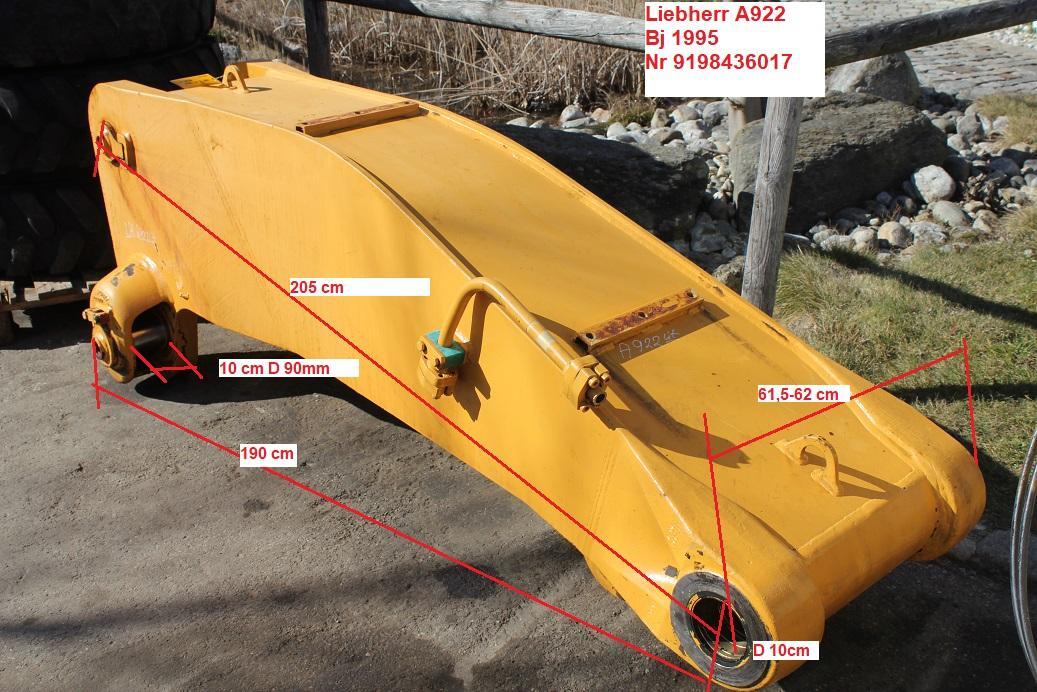 Liebherr A 922 LIT - Ausleger für Bagger: das Bild 1 Liebherr A 922 LIT - Ausleger für Bagger: das Bild 1