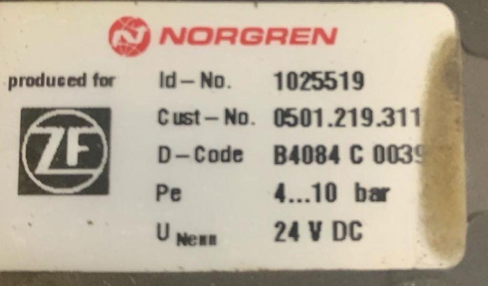 Norgren ZF oryginał HURT wybieraka 1025519 MAN TGA TGX TGL - Bremsventil für LKW: das Bild 3 Norgren ZF oryginał HURT wybieraka 1025519 MAN TGA TGX TGL - Bremsventil für LKW: das Bild 3