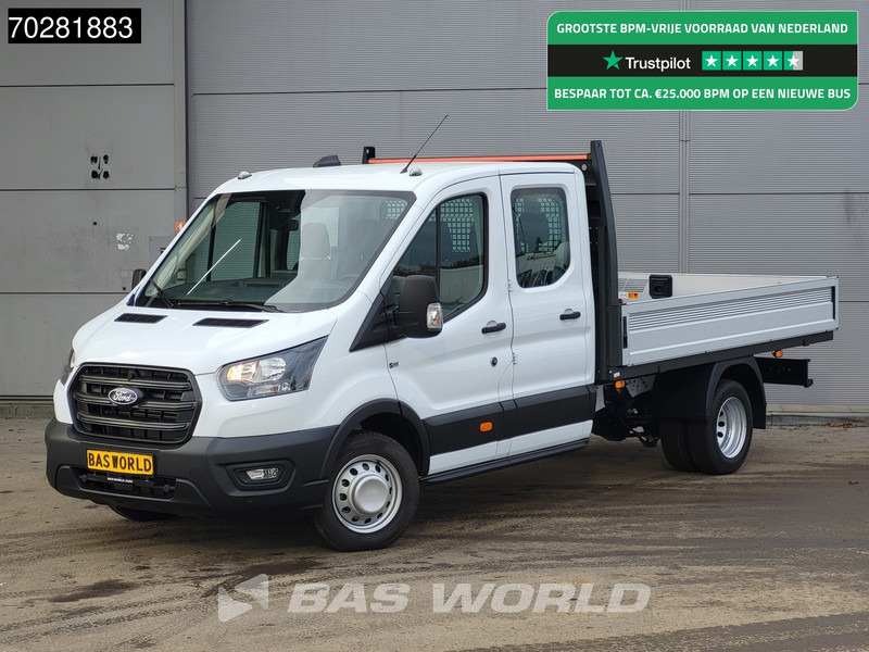 Ford Transit 165pk Automaat Dubbel Cabine Open Laadbak 3,5t Trekhaak Dubbellucht 165PK Airco Cruise Camera Parkeersensoren Euro6 Pritsche Pic - Pritschenwagen: das Bild 1 Ford Transit 165pk Automaat Dubbel Cabine Open Laadbak 3,5t Trekhaak Dubbellucht 165PK Airco Cruise Camera Parkeersensoren Euro6 Pritsche Pic - Pritschenwagen: das Bild 1