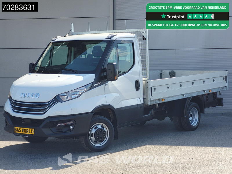 Pritschenwagen Iveco Daily 35C18 3.0L Open Laadbak Dubbellucht 3,5t Trekhaak Airco Cruise Camera Parkeersensoren Euro6 Meubelbak Koffer Airco Trekhaak Crui: das Bild 1