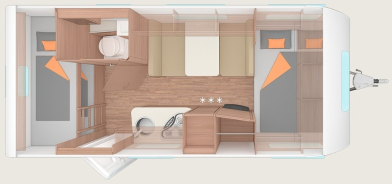 Weinsberg CaraOne 480 QDK - Wohnwagen: das Bild 2 Weinsberg CaraOne 480 QDK - Wohnwagen: das Bild 2