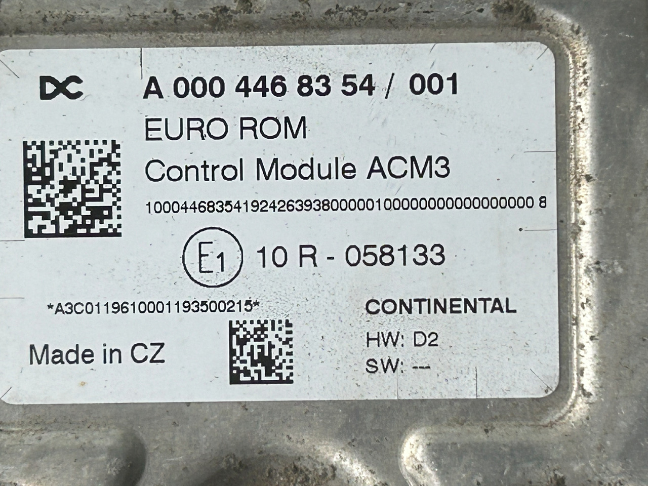 MERCEDES-BENZ ACTROS MP5 ACM3 CATALYTIC CONVERTER CONTROL UNIT - Steuergerät für LKW: das Bild 3 MERCEDES-BENZ ACTROS MP5 ACM3 CATALYTIC CONVERTER CONTROL UNIT - Steuergerät für LKW: das Bild 3