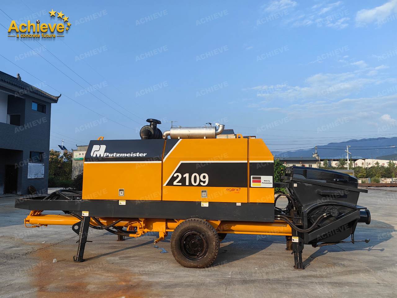 Putzmeister 2013 putzmeist BSA2109H-D Stationary concrete pump【ACHIEVE】TOP CONDITION!!! - Stationäre Betonpumpe: das Bild 1 Putzmeister 2013 putzmeist BSA2109H-D Stationary concrete pump【ACHIEVE】TOP CONDITION!!! - Stationäre Betonpumpe: das Bild 1