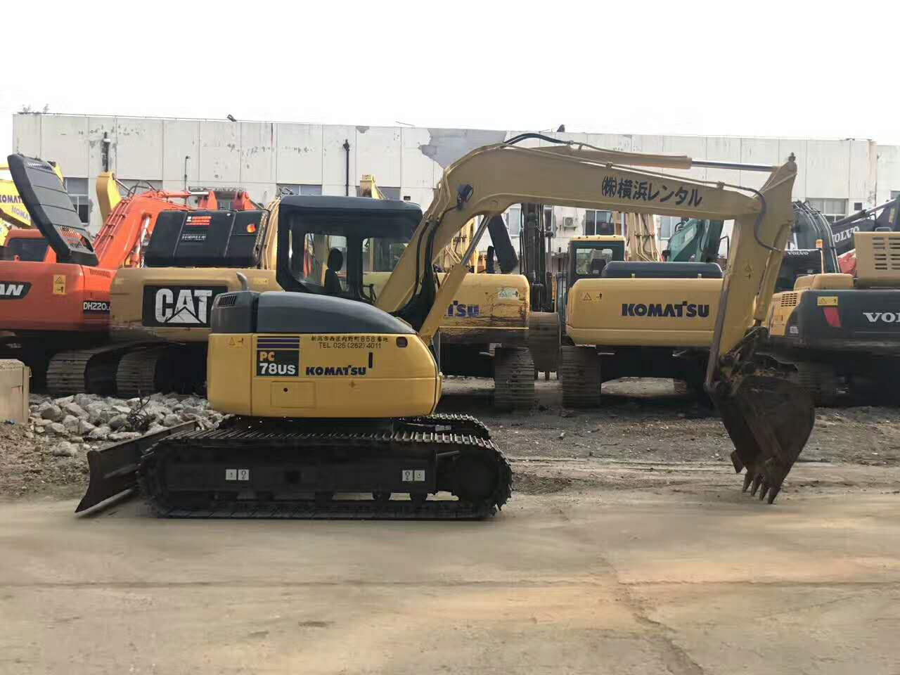 Komatsu Small Excavator PC78US Zero-tail Excavator Made in Japan - Kettenbagger: das Bild 3 Komatsu Small Excavator PC78US Zero-tail Excavator Made in Japan - Kettenbagger: das Bild 3
